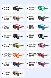 Роскошные квадратные солнцезащитные очки для мужчин и женщин, солнцезащитные очки, дизайнерский бренд, горячая мода, дизайнер, новинки, 2022 г.