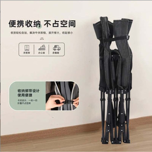 Lit de camping pliable portable, design rectangulaire simple avec support pour la sieste en extérieur ou au bureau, usage S33 - Product Image 1