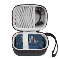 Sac de transport portable antichoc en EVA pour enceintes Bluetooth GO5 GO4, étui extérieur étanche anti-rayures à coque rigide avec poche en maille