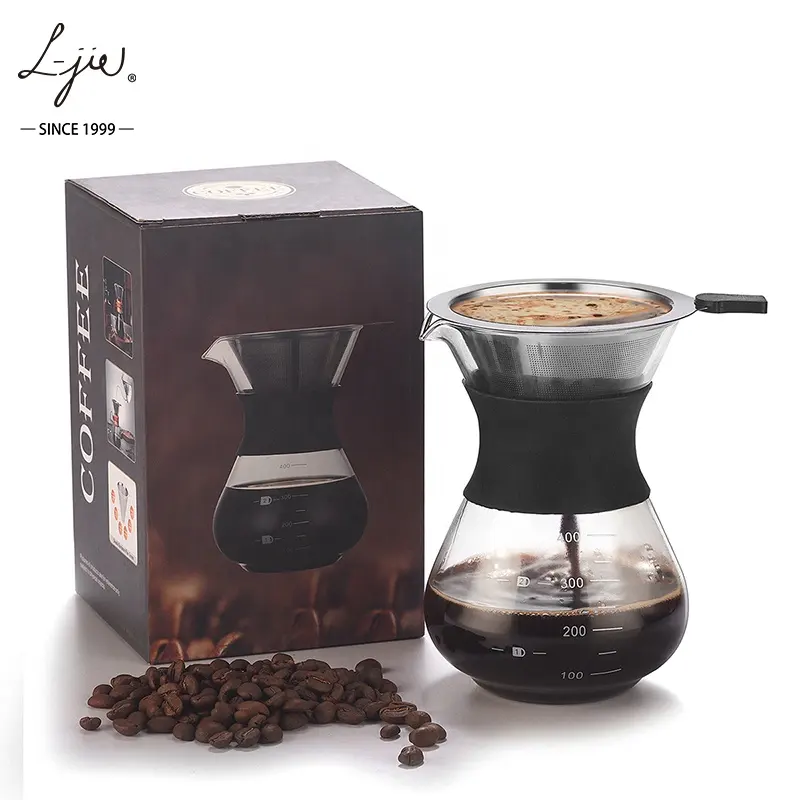 Große Kaffee maschine von Coffee Gator für perfekte Hand Glas Kaffee maschine mit Glas Cara übergießen