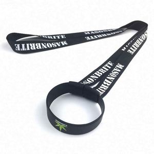 Factory Direct <b>Polyester</b> <b>Lanyard</b> with Silicone Cup Holder Silk Screen Printing Custom Logo and Hook Accessory - Product Image 6