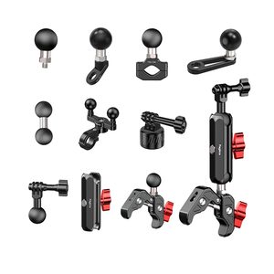 Kit de montaje de cámara Brazo mágico de cabeza de bola con abrazadera Super Abrazadera para cámara web <span class=keywords><strong>GoPro</strong></span> Monitor de teléfono y Luz - Product Image 1