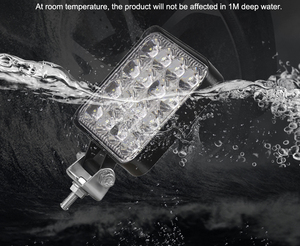 Barra LED de 4 pulgadas y 48W, luz de trabajo LED cuadrada de 12V y 24V para coche, camión, barco, Atv, 4x4, Tractor, barra de luz LED - Product Image 4