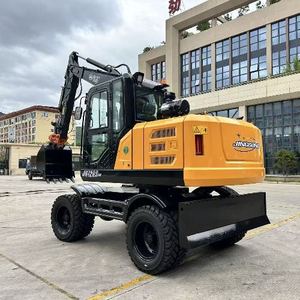 Excavatrice sur roues hydraulique de 10 tonnes JG120S de 73,5 kW avec attache rapide et grappin - Product Image 6
