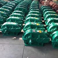 Réducteur à Engrenages Hélicoïdaux Haute Puissance Série JZQ ZQ250 ZQ350 pour Treuil Grue, Réducteur de Vitesse Cylindrique Rapport 1:5-1:100 pour Forage