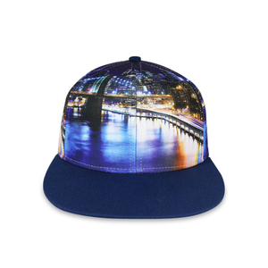 Cappello Snapback Regolabile con Visiera Piatta e Stampa Casual, in Tessuto Acrilico Comune - Unisex per Tutte le Stagioni, Stile Streetwear - Product Image 1
