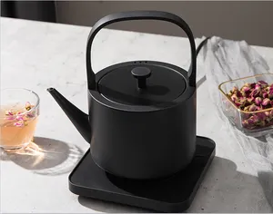 Hervidor eléctrico de té de acero inoxidable, mini tetera portátil para mantener el calor, nuevo diseño