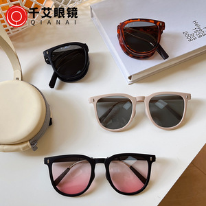 Nouvelles lunettes de soleil polarisées pliables TR de troisième génération, monture noire, verres marron agate, protection UV 100%, mode féminine, utilisation en extérieur - Product Image 4