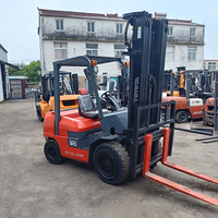 Forklift Toyota 3 Ton Bekas, Asal Jepang, Tiang Tiga Tingkat 6m, Tinggi Angkat 6m, Forklift Toyota 3 Ton Original Dijual