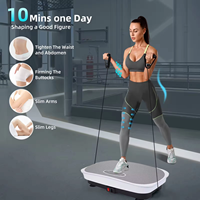 Plateforme vibrante compacte pour entraînement à domicile, machine de massage vibrante personnalisée pour gagner de la place