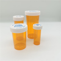 Flacons en plastique réversibles de sécurité 6DR, 8DR, 10DR, 13DR, 16DR, 20DR, 30DR, 40DR, 60DR – Contenants de stockage multi-tailles