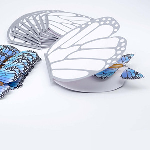 Logo personalizzato a forma di libro della farfalla volante magica a forma di cuore nel libro a forma di farfalla magica a forma di cuore - Product Image 4