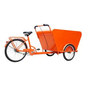 Mobil lebih murah sepeda kopi roda tiga keranjang makanan untuk menjual makanan ringan permen