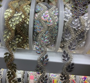 Affinity tinh tế hot-sửa chữa kính hoa <span class=keywords><strong>AB</strong></span> tinh thể cắt tỉa thạch chuyển đính TRIM Chain cho giày Hàng may mặc Túi - Product Image 4