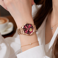 POEDAGAR 320 Nouvelle montre étanche avec éclairage nocturne, montre décontractée pour femme, bracelet en acier inoxydable, mouvement à quartz, montre sélectionnée comme cadeau