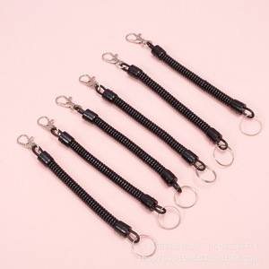 Llavero Antipérdida para Exteriores con Resorte Retráctil de Plástico y Cuerda de Pesca, Correa de Goma para Teléfono Móvil - Product Image 4