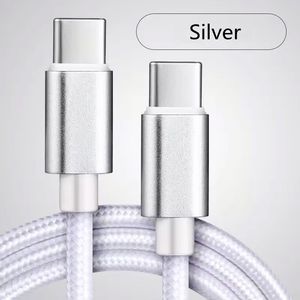 6ft 2M 60W USB <b>C</b> to USB <b>C</b> Fast Charger <b>Cable</b> Braided Nylon Jacket for Mobile Phone <b>Type</b> <b>C</b> Charger <b>Cable</b> - Product Image 5