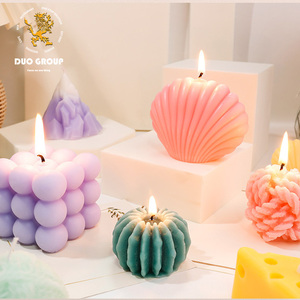 Ensemble cadeau de bougies aromatiques faites à la main pour Noël, mariage, vente en gros, bougies parfumées en cire de paraffine personnalisées - Product Image 3