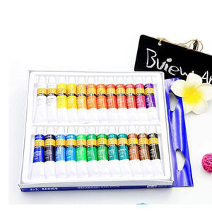 Peintures <span class=keywords><strong>gouache</strong></span> pour la peinture, pigments riches, couleurs vibrantes, tube de 12 ml, 12 à 24 couleurs - Product Image 1