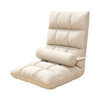 Chaise de canapé paresseux en tissu moderne-Petit dortoir baie vitrée Tatami coussin rempli de haricots pour dormir