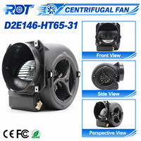 Ventilateur Radial Industriel 4 Vitesses pour Refroidissement d'Armoire Électrique, Débit d'Air Élevé D2E146-HT65-31, Ventilation d'Équipement, Pièce de Rechange à Usage Continu