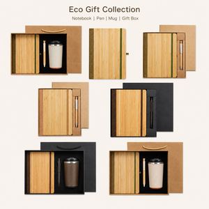 Wholesale Luxury <b>Leather</b> Seam Hardcover Notebook, Enterprise Can Customize Business <b>Diary</b> with Pen Gift Box Set - Product Image 2