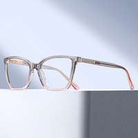MS 83618 mujeres azul luz bloqueo Lunettes De Luxe monturas de gafas montura de anteojos prescripción óptica de color elegante