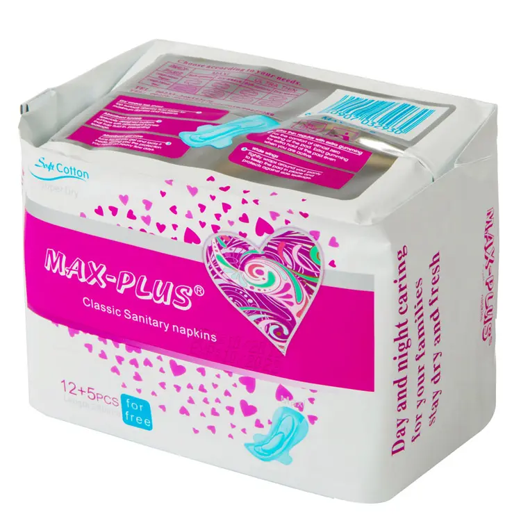 Serviette hygiénique jetable pour femmes, fabricant OEM chine et serviette hygiénique ordinaire et serviette hygiénique en coton