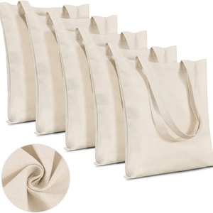 Sac fourre-tout en coton biologique recyclable de haute qualité 12 oz, sac fourre-tout en toile avec logo personnalisé - Product Image 2