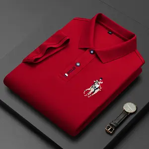 Hoge Kwaliteit Mixed Size Custom Print Logo Polo Uniform 100% Katoen Sport Golf Heren Polo Shirts