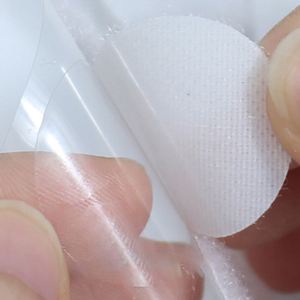 Bandes adhésives en nylon transparentes écologiques personnalisées, à crochets et boucles, points adhésifs puissants à une face, marque LIWEI, pour la salle de classe - Product Image 4