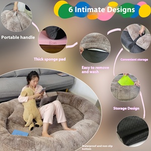 Übergroße X große Paar Luxus Qualität Riesige Riesen tier Oval Mensch Größe Katze Haustier Hunde bett für Menschen Erwachsene - Product Image 4