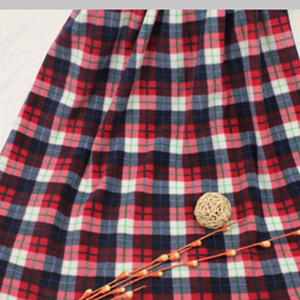 100% Polyester classique <span class=keywords><strong>Plaid</strong></span> imprimé 100D/144F tissu <span class=keywords><strong>polaire</strong></span> respirant tricoté matériau organique pour les pyjamas des filles - Product Image 4