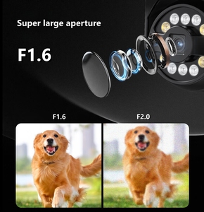 Caméra IP de surveillance de sécurité WiFi sans fil 3MP/4MP PTZ IP66 grand angle vision nocturne carte mémoire cloud pour usage domestique et extérieur - Product Image 5