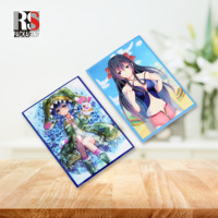 Feuille brillante impression Anime carte manches jeu de société haut chargement dessin animé carte manches pour YGO japonais taille carte protecteur