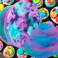 Pâte à modeler Slime Cloud, couleurs violet, turquoise, bleu, parfum framboise, 12 couleurs, pour fêtes d'enfants, 2-4 ans, packs composés
