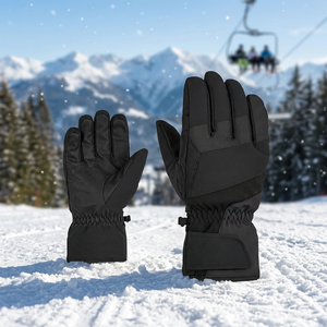 Guantes de Esquí PUNCHIN SPORTS, Impermeables, Resistentes al Viento, Material PU, para Hombre, Cálidos, Invernales, con Pantalla Táctil, Funcionales - Product Image 3