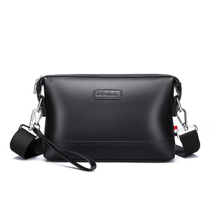 Borsa a Tracolla da Uomo in Vera <span class=keywords><strong>Pelle</strong></span> con Cinghia Larga Regolabile, Leggera per Uso Business <span class=keywords><strong>e</strong></span> Casual - Product Image 5