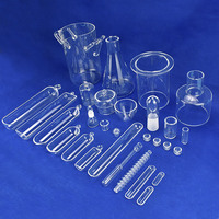 Tubes industriels en quartz fondu de haute pureté, récipients de laboratoire, béchers et flacons en quartz résistants à la chaleur, épaisseur personnalisée de 0,1 à 50 mm, 92 % de pureté