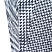 Sacs et sièges de voiture en cuir artificiel PVC, style pied-de-poule, tricoté floqué, organique, résistant à l'usure, couleur personnalisée, très demandés