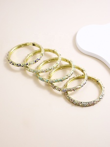 Fashionable Ancient Blue <b>White</b> <b>Bracelet</b> Stylish Women's Enamel Color Bangles - Product Image 2