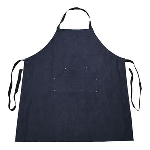 Tablier de cuisine en jean avec grande poche pour femmes et hommes - Product Image 3