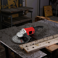 220V 127V meuleuse d'angle électrique à main à interrupteur à palette de qualité industrielle 230mm/180mm 6500RPM 2200W