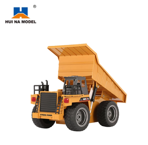 HOSHI-excavadora a control remoto <span class=keywords><strong>HUINA</strong></span> <span class=keywords><strong>1540</strong></span>, 1/18, 2,4G, 6 CANALES, camión de basura, ingeniería de construcción, vehículo de juguete - Product Image 1