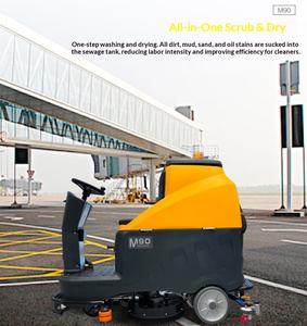 Nueva Fregadora <span class=keywords><strong>de</strong></span> <span class=keywords><strong>Pisos</strong></span> a Batería con Asiento, Equipo Manual <span class=keywords><strong>de</strong></span> Limpieza <span class=keywords><strong>de</strong></span> Alfombras para Suministros <span class=keywords><strong>de</strong></span> Limpieza Industrial - Product Image 1