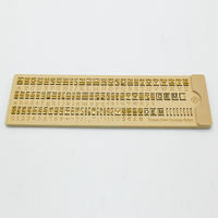 Polices sur mesure 26 pièces Alphabet lettres ensemble de timbres en cuir lettres timbre feuille chaude timbre numérique cuivre moule avec fente en T