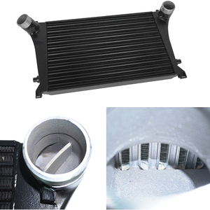 Kit de tuyauterie de refroidisseur intermédiaire noir pour A3/S3 / VW MK7 <span class=keywords><strong>Golf</strong></span> GTI <span class=keywords><strong>R</strong></span> VAG EA888 1.8T 2.0T TSI MK7B Kit de refroidisseur intermédiaire en aluminium <span class=keywords><strong>Golf</strong></span> <span class=keywords><strong>7</strong></span> - Product Image 4