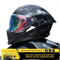 Casque de moto intégral et 3/4 de style américain RNG avec emplacement pour lunettes, certifié 3C/DOT, tailles L/XL/XXL