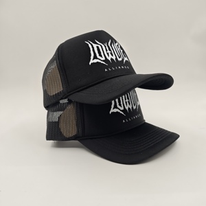 Gorra trucker de espuma con logo personalizado OEM, bajo MOQ, estilo OTTO, de alta calidad, con 5 paneles y malla trasera, snapback para hombre, estilo streetwear. - Product Image 4