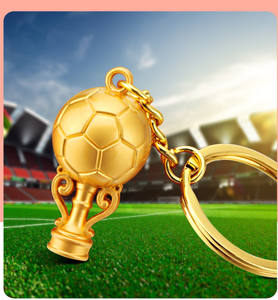 2025 verano Copa de fútbol <span class=keywords><strong>carnaval</strong></span> trofeo recuerdos llavero Metal deporte fútbol llavero - Product Image 4